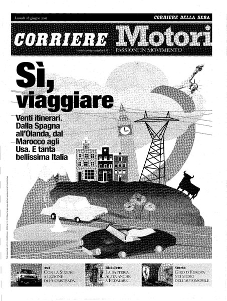 Corriere motori : supplemento settimanale di auto, moto e nautica del Corriere della sera